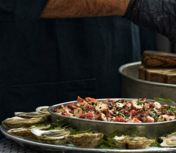 Notre livraison de plateaux de fruits de mer.